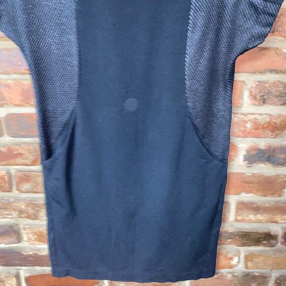 Mango MNG Casual Black Metallic Mesh Short Sleeve Mini Dress Women's Size XS - Picture 3 of 6